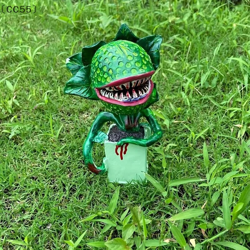 Halloween Carnivorous Plant Garden Statue - Quirky Garden Decor Ornament