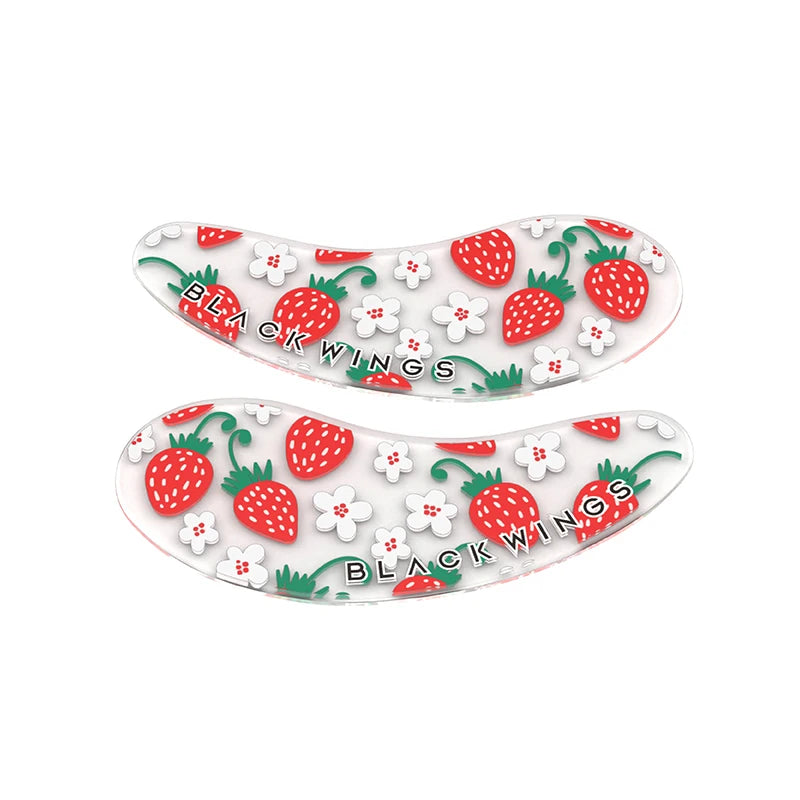 Reusable Silicone Eye Mask with Strawberry Design for Cooling and Skin Care