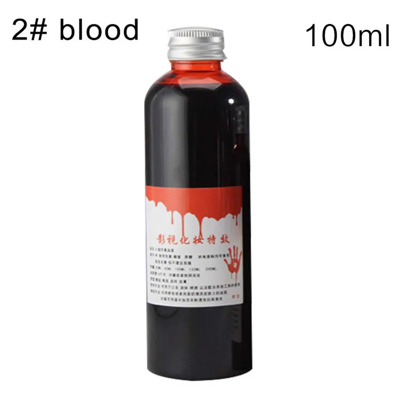 Halloween Fake Blood Gel - 30/60/100ml Synthetic Blood for Cosplay & Pranks