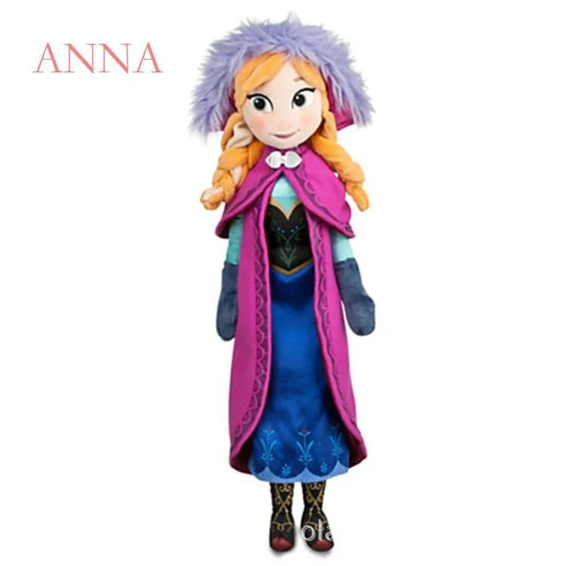 Frozen Elsa & Princess Anna Plush Doll Set - Kids Toys & Gift
