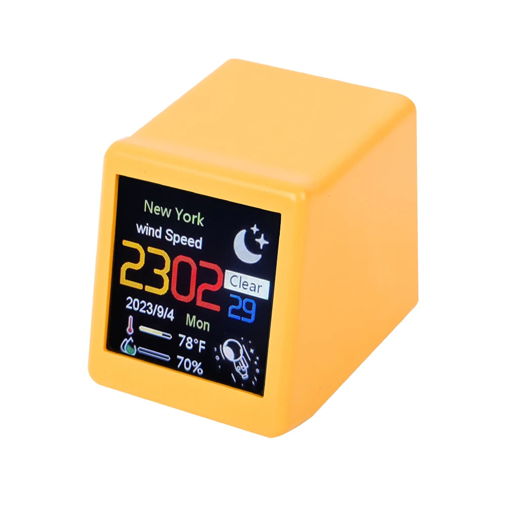 Smart WiFi Weather Clock with Animation Display and Photo Album