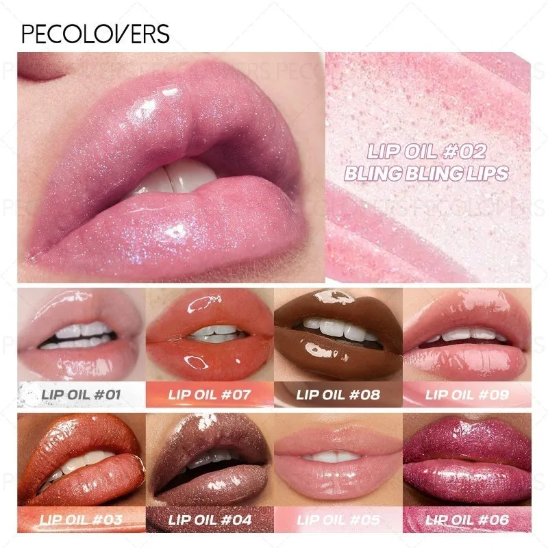 Multicolor Lip Gloss Set - Moisturizing Lip Balm with Long-Lasting Effect