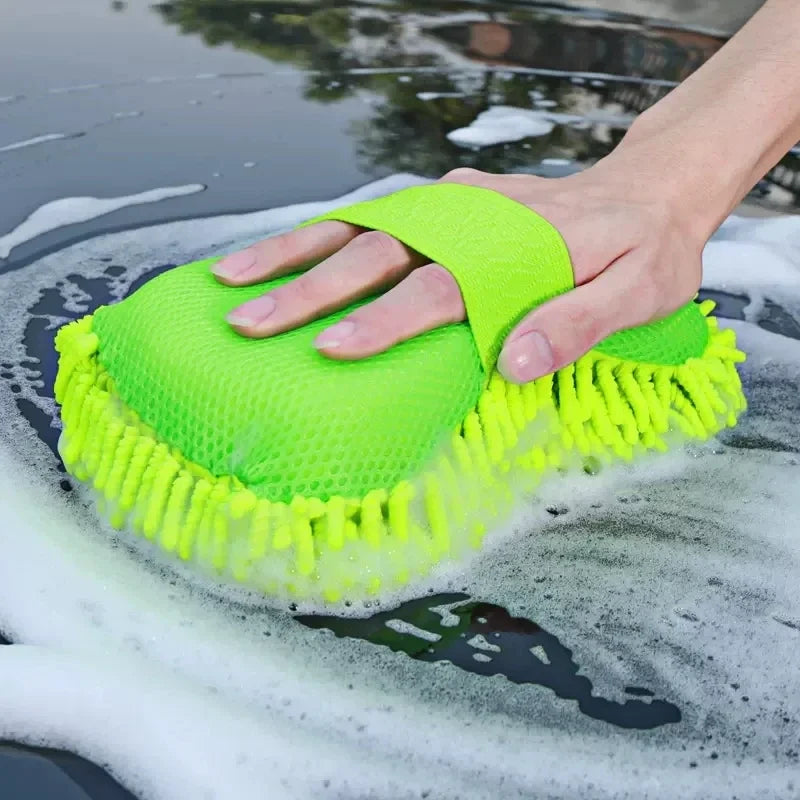 Microfiber Car Wash Sponge Set for Auto Detailing and Cleaning