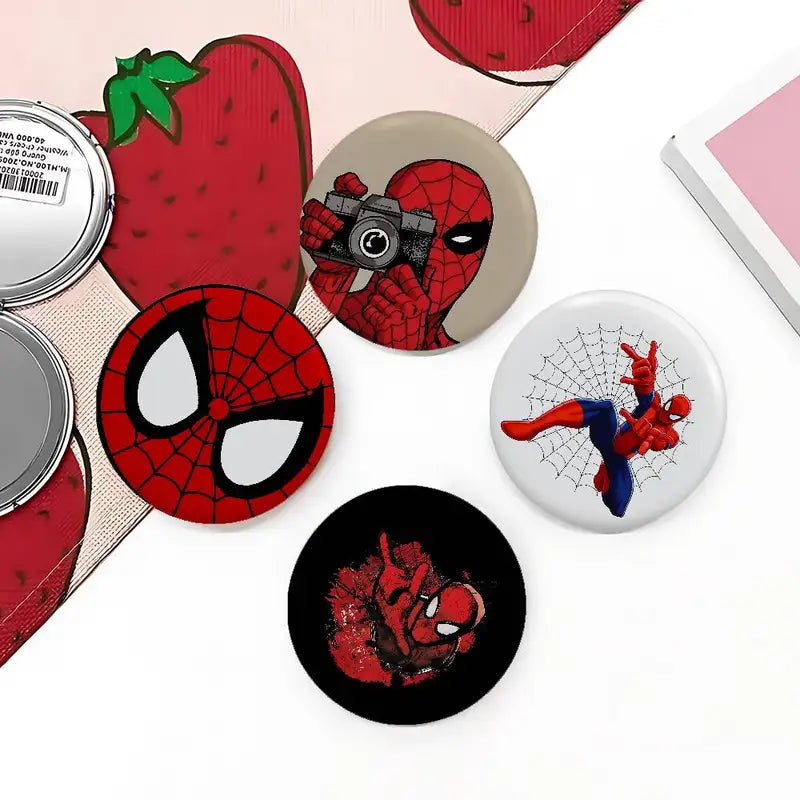 Spider Man Brooch Pins Set - Stylish Jewelry Badge Accessories for Bags