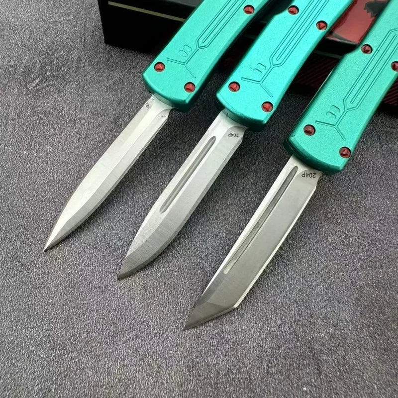 Multifunctional Folding Knife with Drop Point Blade for Outdoor Camping Hunting - Black, Blue, Beige