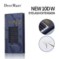 DeceMars 10D W-Shaped Eyelash Extensions 12 Lines Per Tray - Professional False Lashes