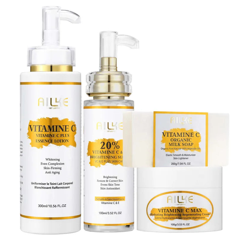 Lightening Body Cream with Vitamin C & Hyaluronic Acid - Hydrating Skin Tone Corrector