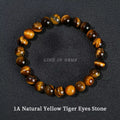 Natural Stone Bead Bracelet for Women & Men - Healing Jewelry Gift