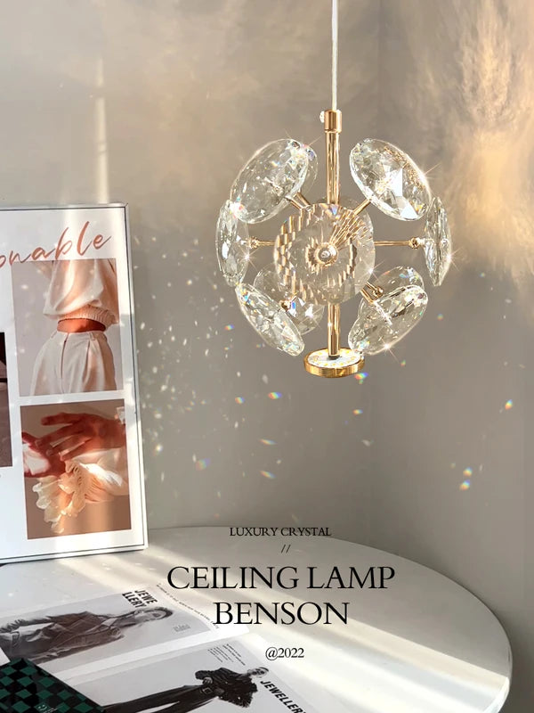 Modern Crystal Wall Light Fixture with Crystal Wall Lamp for Corridor Bedroom Living Room