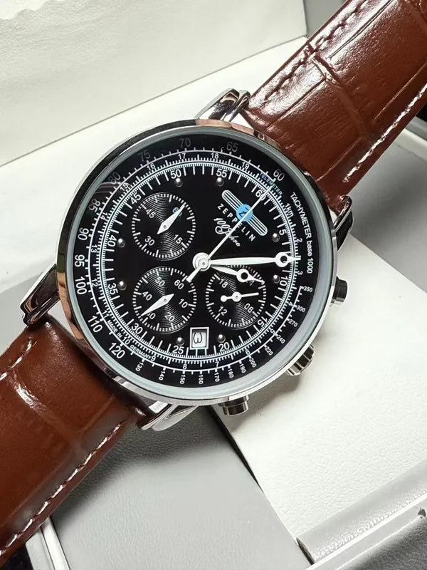 Men's Retro Zeppelin Airship Automatic Watch - Business Gift, Fashion Leisure