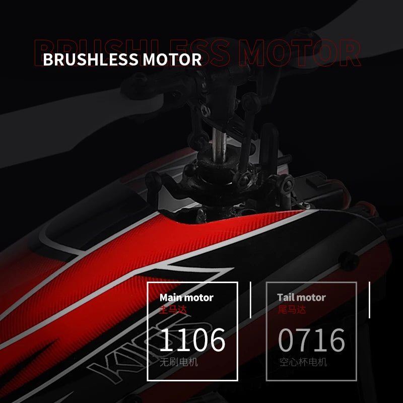 RC Helicopter 6CH 3D 6G System Brushless Motor Quadcopter Drone Toys for Kids