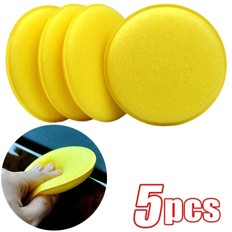 Car Waxing & Polishing Foam Sponge Set - High-Density, Multi-Use Applicators