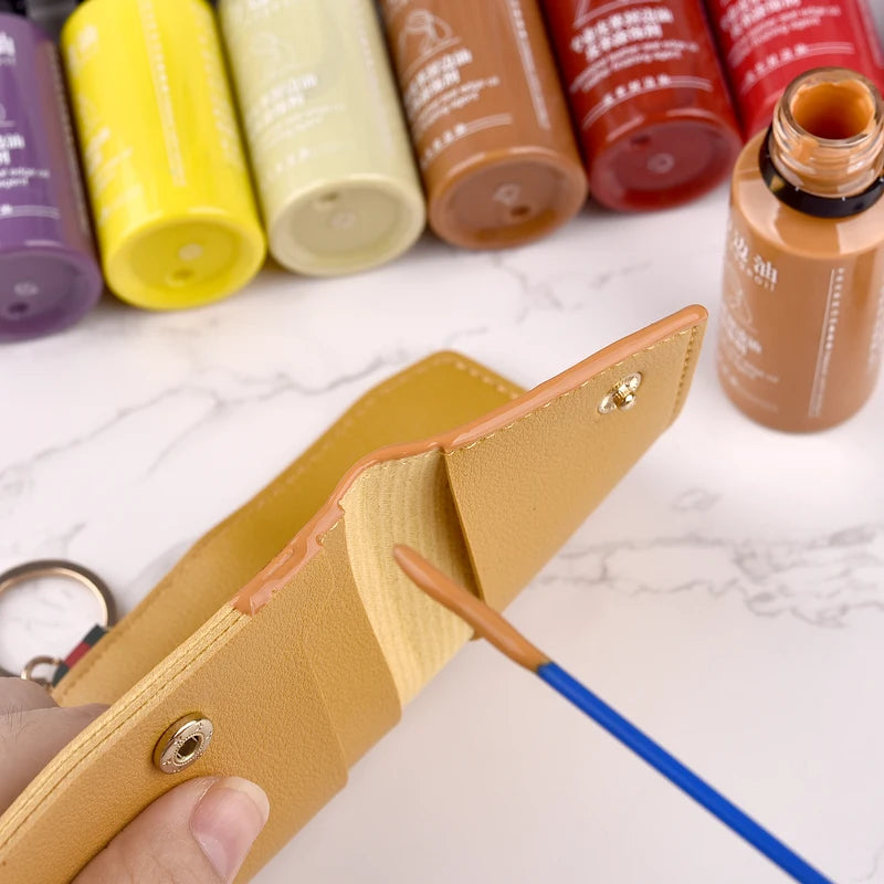 Leather Edge Repair Paint Oil Dye - 30ml Leather Edge Finish & Colorant