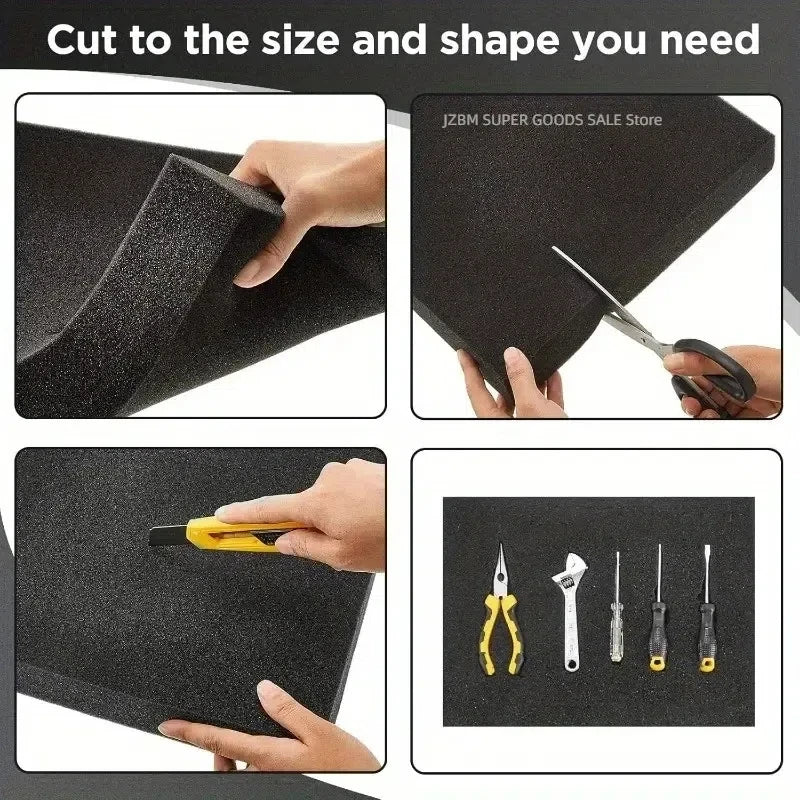 Large Size Foam Padding Sheet - Shock Absorbing Cushioning for Packaging & DIY