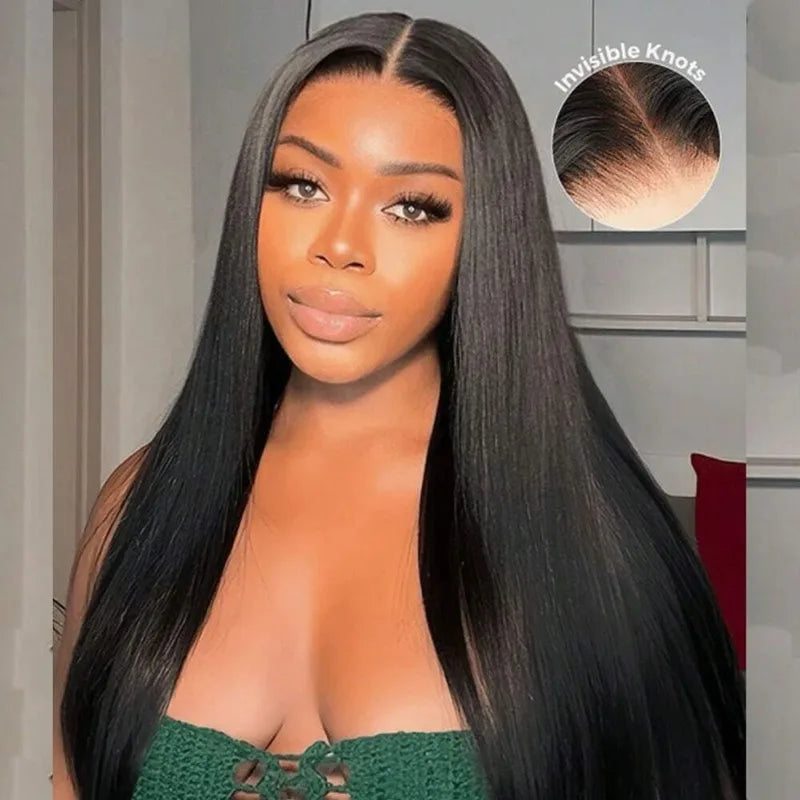 Human Hair Wigs 13x4 13x6 5x5 Lace Front & Frontal Glueless Straight Wigs