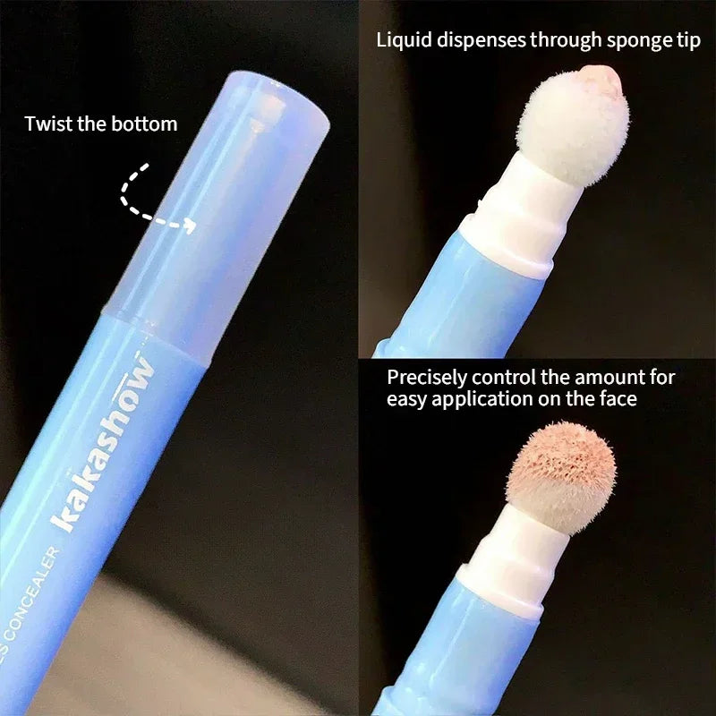 Waterproof Liquid Concealer Pen for Face - Long-Lasting, Oil Control & Moisturizing