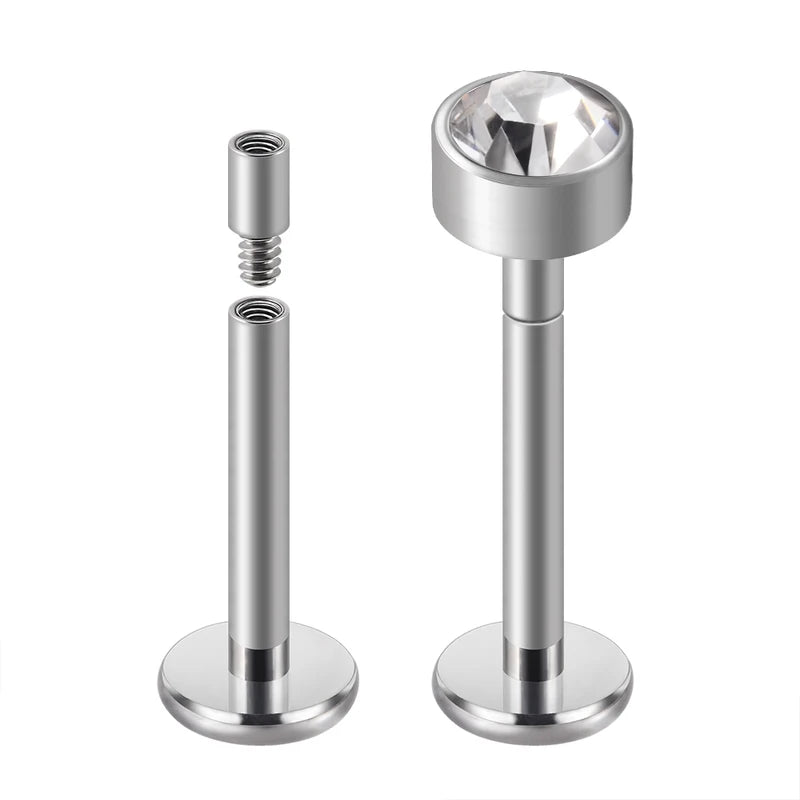 Titanium Piercing Extension Rod Set for Body Jewelry Lip Tongue Belly Earring