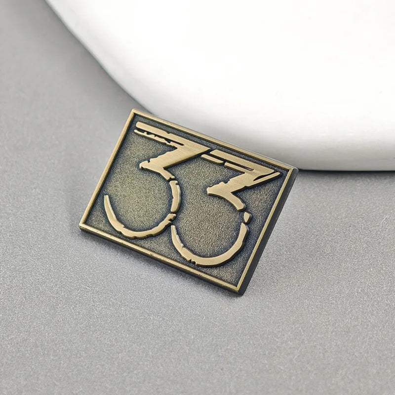 Clair Obscur Expedition 33 Enamel Badge Pin Game Logo Brooch Emblem