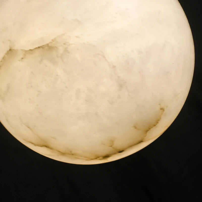 Nordic Alabaster Wall Lamp with LED G9 Bulb - Warm 3000K White Light for Bedroom & Living Room