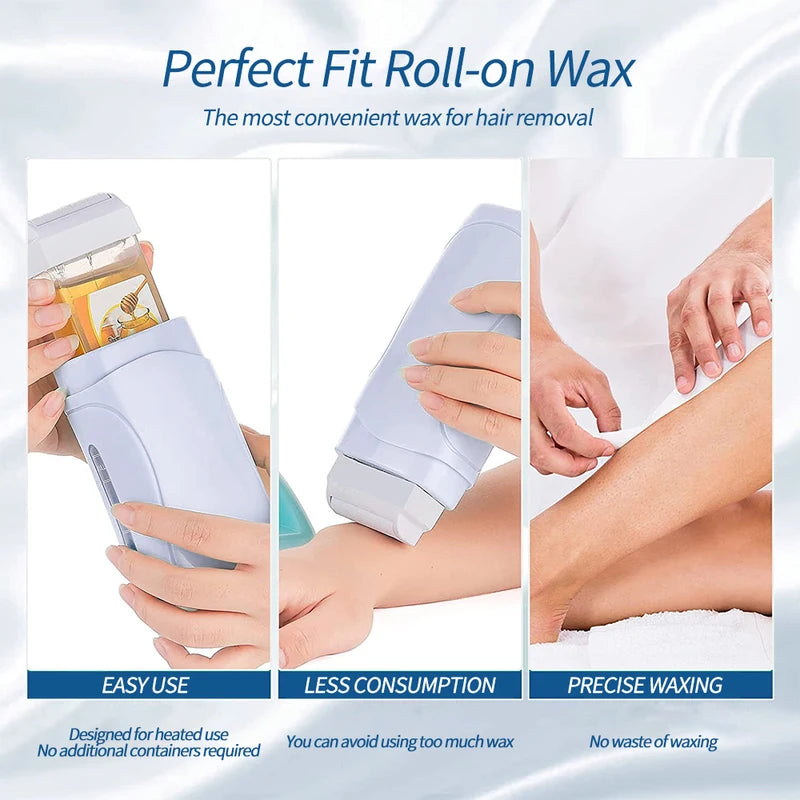 Portable Electric Waxing Warmer for Hair Removal - Home & Salon Use