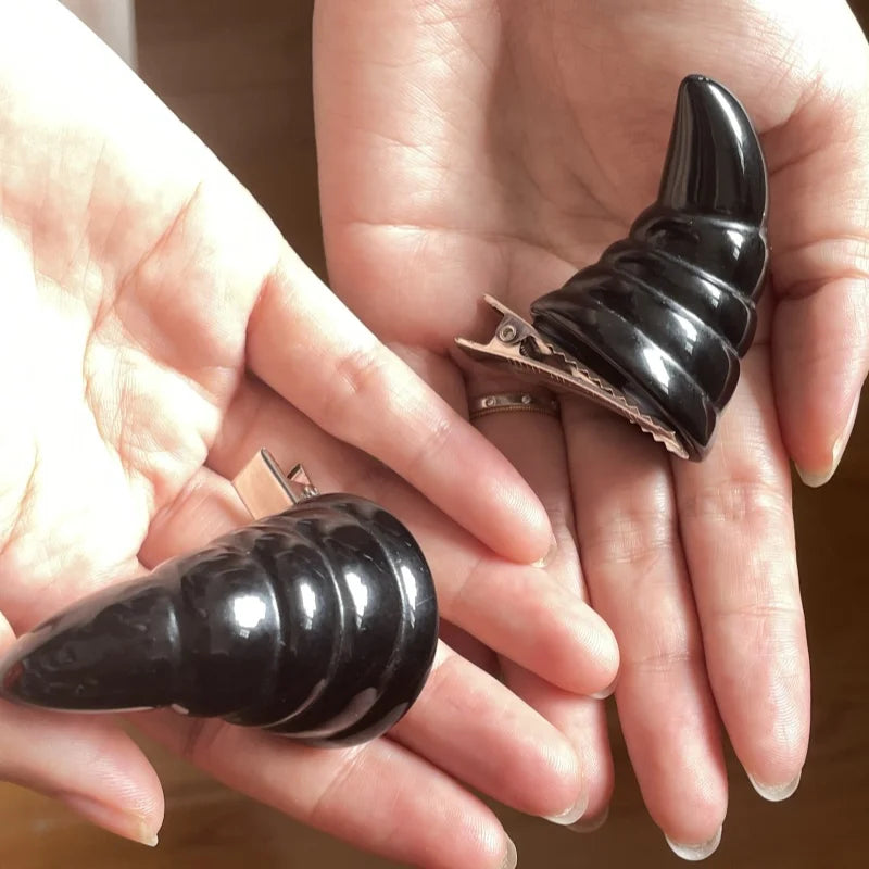 Halloween Gothic Horn Hairpins - Unicorn Night Party Costume Accessories