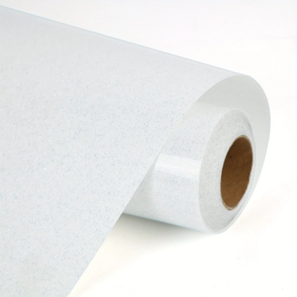 Glitter Heat Transfer Vinyl for Shirts - Easy Cut & Weed HTV for Fabric Design