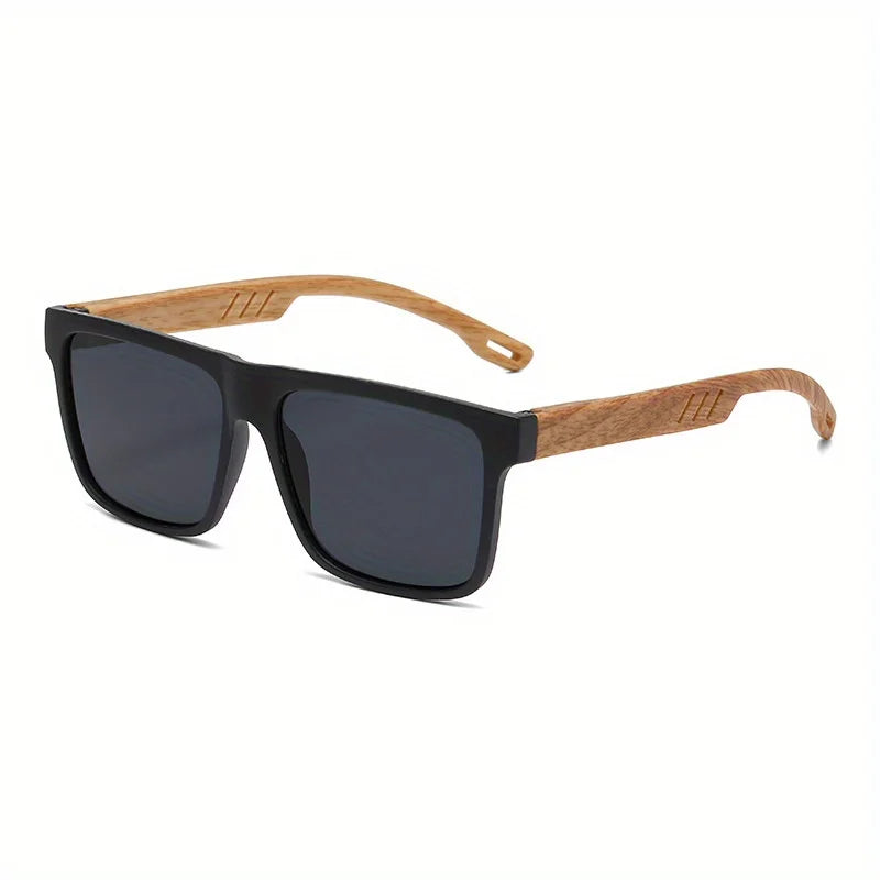 Retro Square Polarized Sunglasses for Men & Women Outdoor Travel Driving
