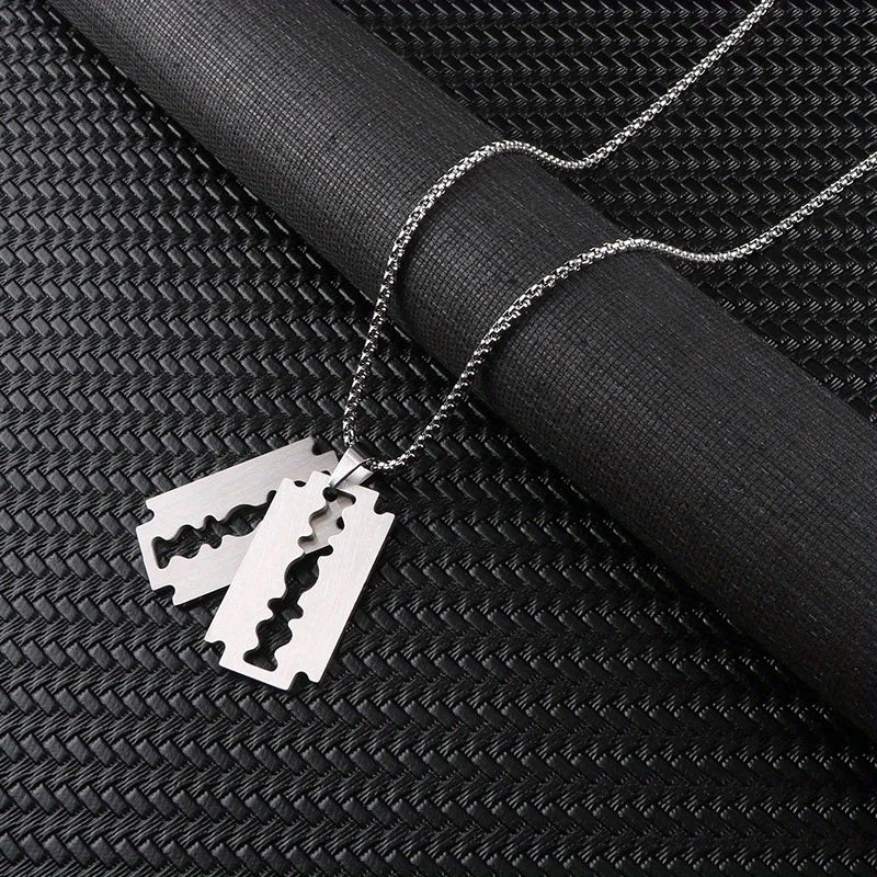 Titanium Steel Personalized Pendant Necklace Hip-Hop Punk Trend Chain for Party & Gifting