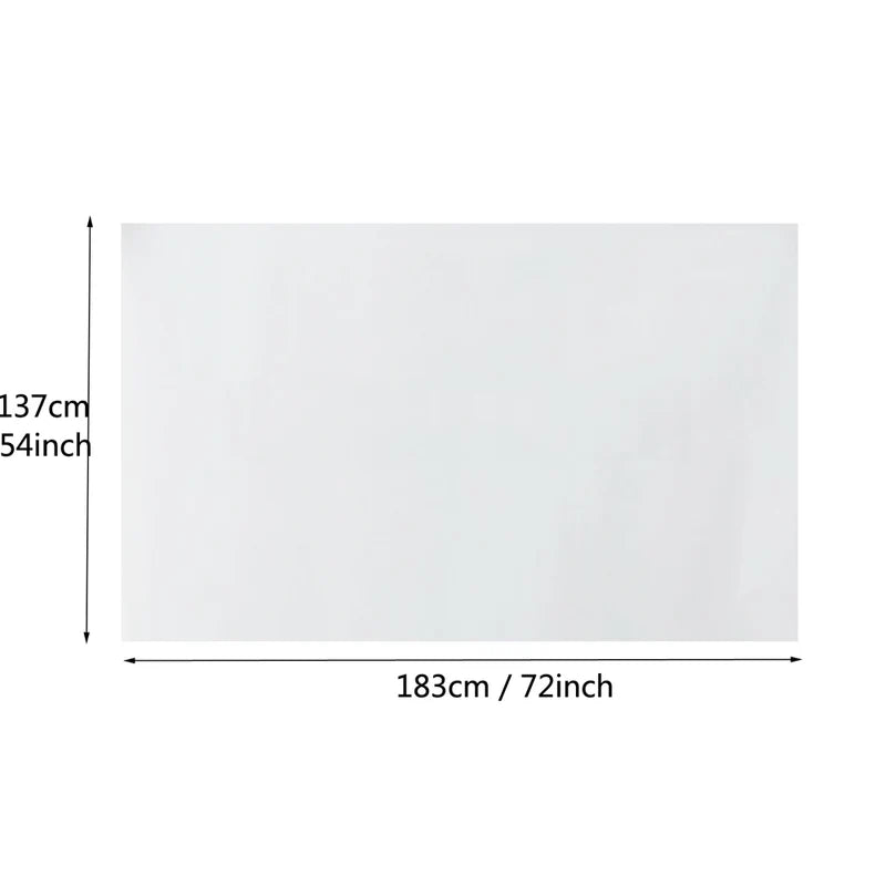 Disposable Plastic Rectangle Table Covers for Parties and Events, 10/5/2 Pack