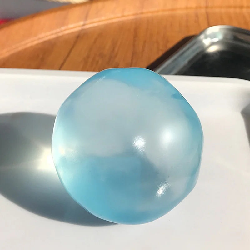 Transparent Coconut Oil Squeeze Toy - Sensory Fidget Stress Relief for Adults