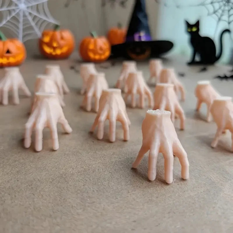 Halloween Horror Plastic Hand Decorations - Spooky Haunted House Props Set