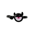 Anime Monster Eyes Shape Adjustable Finger Ring - Cartoon Animal Ear Design