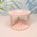 Rotating Makeup Brush Organizer 5 Slots Multi-Functional Desktop Storage