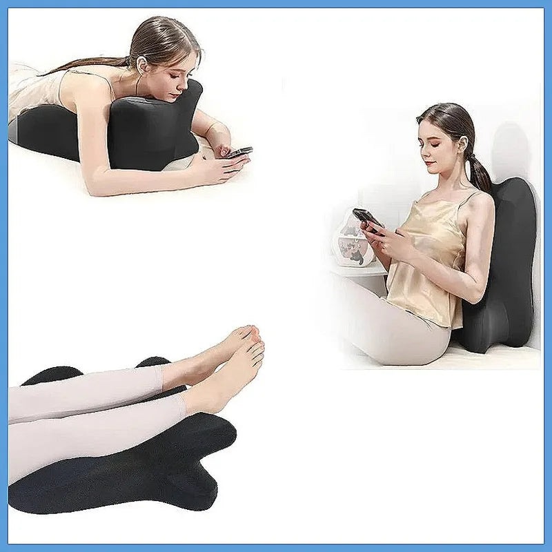 Adjustable Support Pillow for Reading & Sleep - Multi-Functional Wedge Cushion