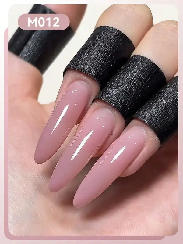 15ml Nude Jelly Peelable UV/LED Nail Polish - Formaldehyde-Free, Glossy, Solid Finish, Salon & DIY