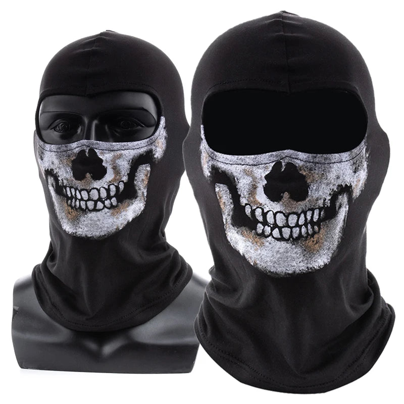 Cosplay Skull Mask Balaclava for War Games & Halloween - Ghost Face Style