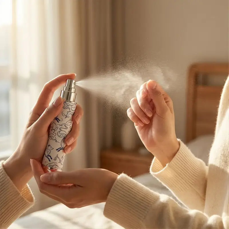 Leak-Proof Refillable Perfume Spray Bottle 10ml Travel Cosmetic Container