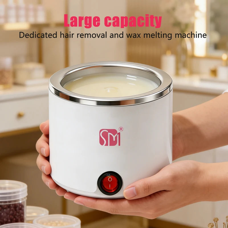Portable Wax Warmer for Hair Removal - Quick Heating Body & Facial Wax Kit