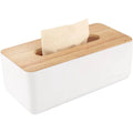 Stylish Wooden Tissue Box Cover - Home Kitchen Plastic & Bamboo Decor