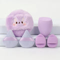 6-Piece Makeup Powder Puff Set - Water-Expanding & Suitable for All Skin Types