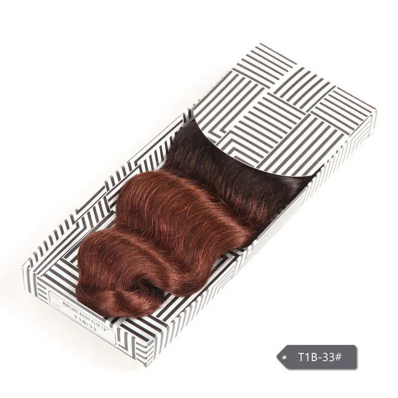 Brazilian Human Hair Extensions - Body Wave P4/27 P6/27 Ombre T1B/27, Double Drawn Remy Hair Bundles for Black Women