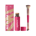3-in-1 Waterproof Face Makeup Stick Set with Double-Ended Brush - Lightweight Contour & Concealer
