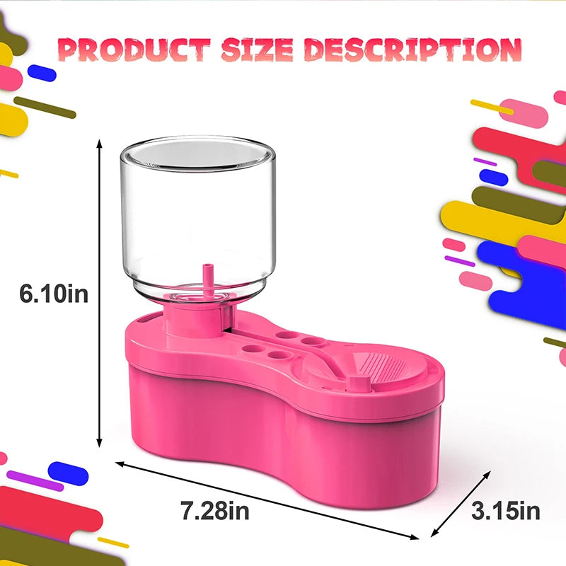 Paint Brush Washer Cleaning Bucket for Watercolor, Oil & Hobby Brushes