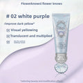 Colorful Makeup Primer Set with Pearl Flower Design - Brightening & Holding Base