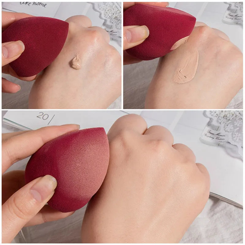 Water Drop Shape Makeup Sponge Blending Puff for Foundation & Powder