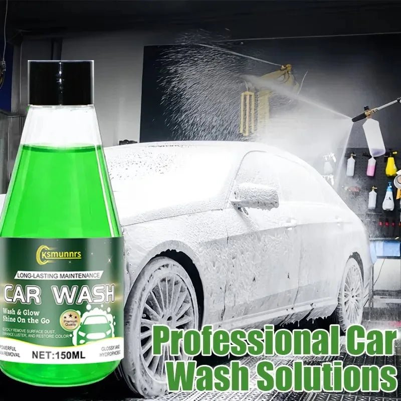150ml Car Wash Wax Shampoo - High Foam Car Cleaning Soap for Shine & Protection