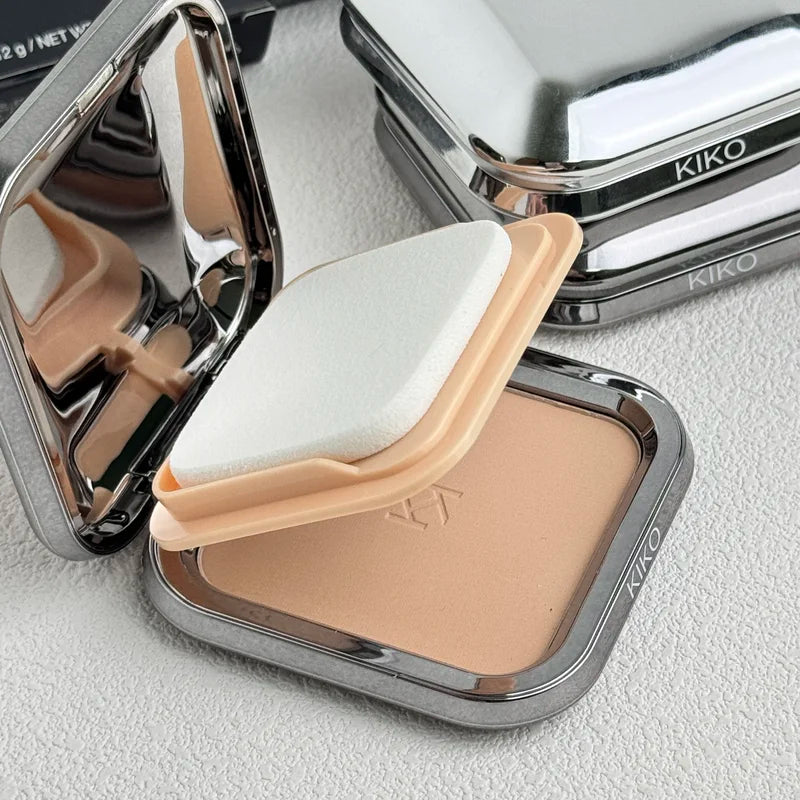 Makeup Palette with 3D Lip Gloss, Pressed Powder & Eyeshadow - Double Headed Lipstick