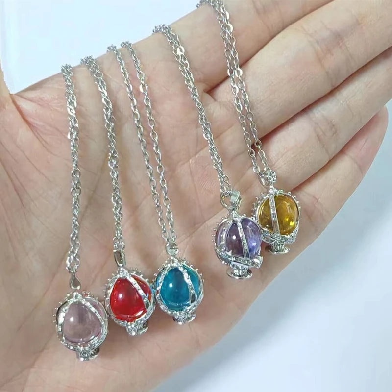 Anime Puella Magi Madoka Magica Necklace Choker with Crystal Pendant