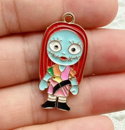 10 pcs Enamel Halloween Charms for Jewelry Making Necklaces Earrings Bracelets DIY Crafts