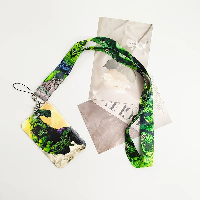 Anime Credential Holder Lanyard for ID Badge Keys & Card Accessories